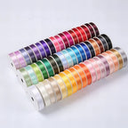 Custom Printed Satin Ribbon | 64 Colors | Gold Foil Logo | 5000m MOQ