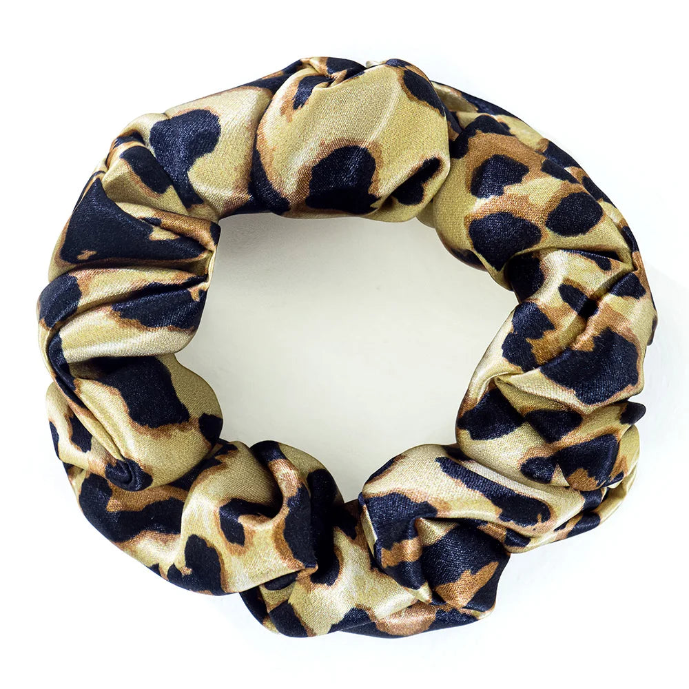 Custom Silk Scrunchies with Logo | Bulk MOQ 2 Pcs