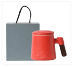 Custom Ceramic Mug Gift Set with Box | 50-Piece MOQ for Employee Recognition