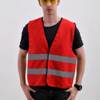 Custom Safety Vest CE EN20471 120gsm Reflective Vest with Logo Customization
