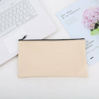 MOQ 100 Pcs Zipper PU Leather Utility Sleeve Wholesale Custom Synthetic Polyurethane Utility Envelope with Slide Fastener