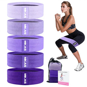 Custom Fabric Resistance Band Set for Studio Workouts, Wellness Kits & Branded Fitness Programs