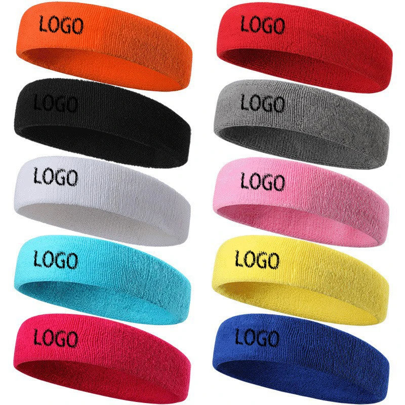 Custom Moisture Wicking Sport Headband | Athletic Sweatband Logo