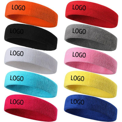 Custom Moisture Wicking Sport Headband | Athletic Sweatband Logo