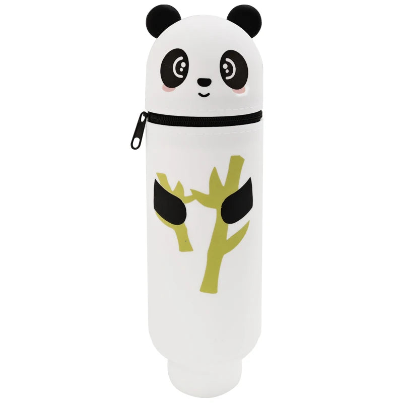 Custom Silicone Pen Holder with Logo | LFGB Certified, Foldable Animal Shape, 500 MOQ