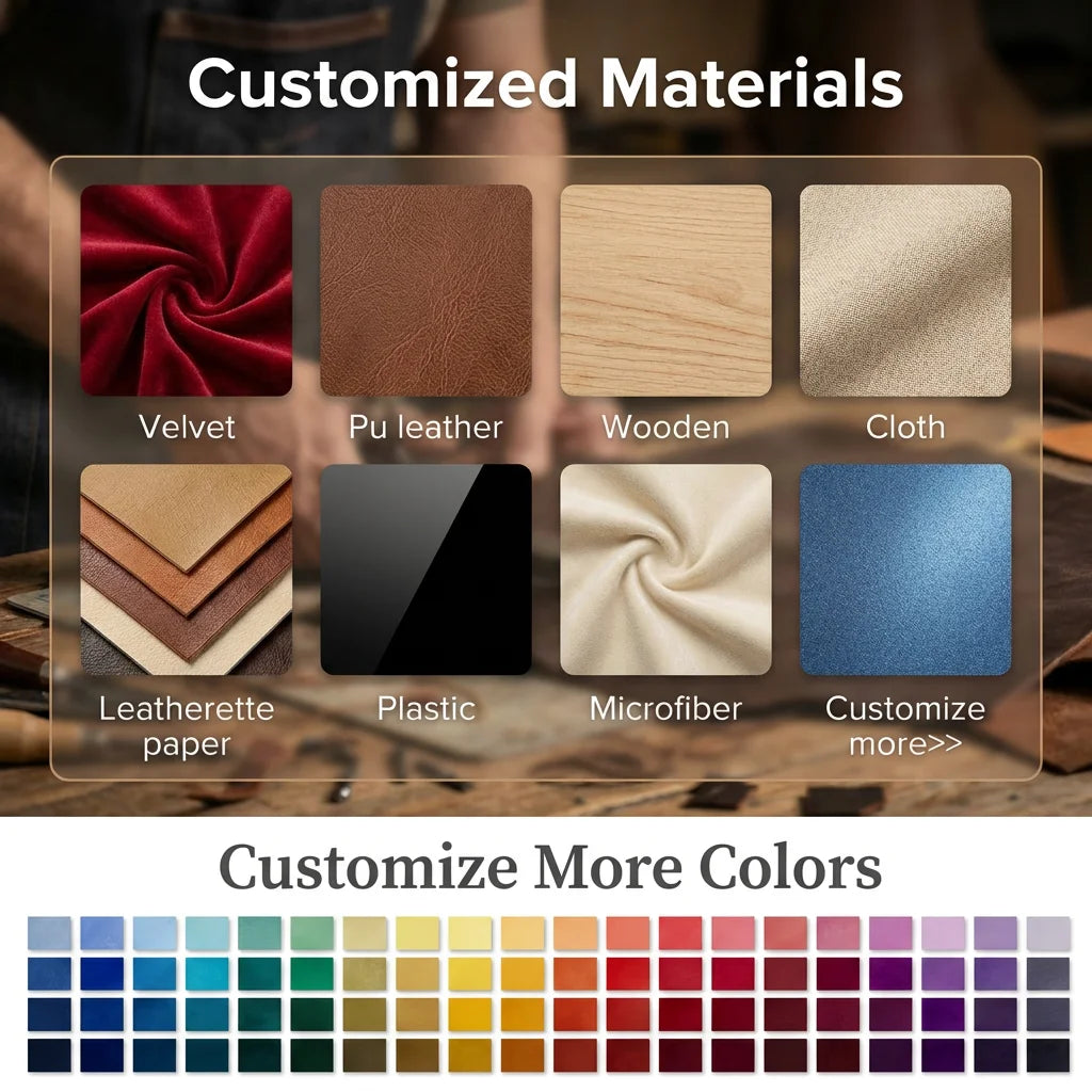 Custom Luxury Jewelry Packaging Gift Kit | PU Leather Box | MOQ 20