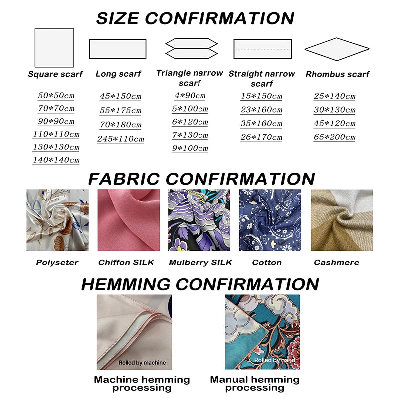 Custom Photo Silk Scarves | MOQ 30 | 8-Day Lead