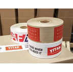 Custom Reinforced Kraft Packing Tape with Logo | 500 MOQ, Fiberglass, High Strength