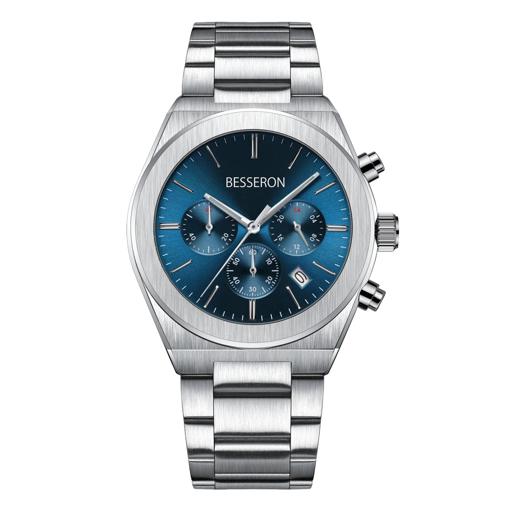 Custom Stainless Steel Chronograph Watch | 100 MOQ | 5BAR