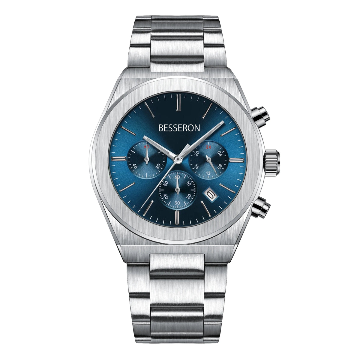 Custom Stainless Steel Chronograph Watch | 100 MOQ | 5BAR