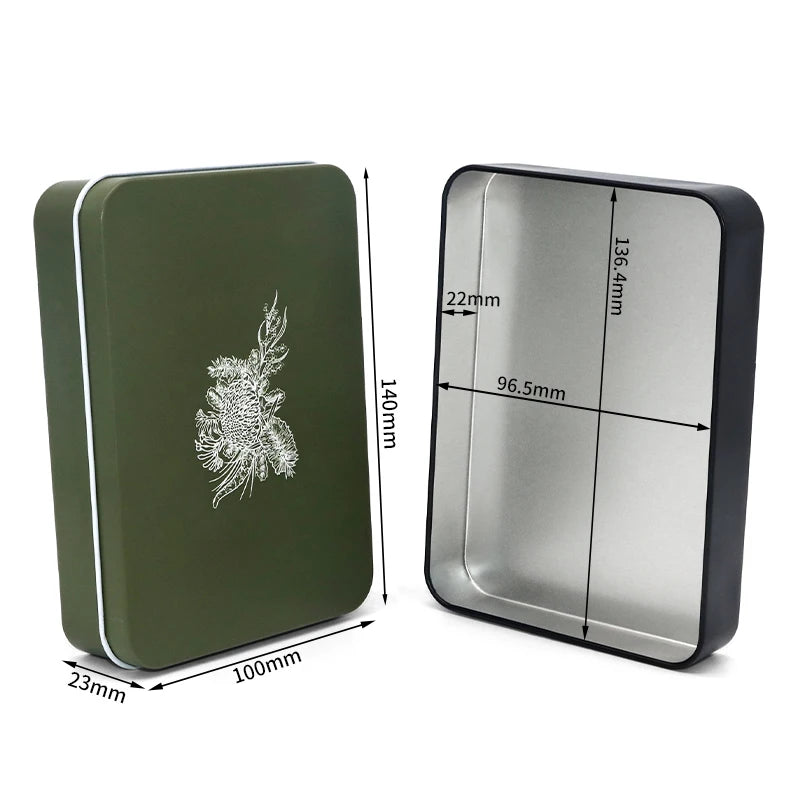 Custom Tinplate Box | Food-Grade | CMYK Printing | Separate Lid | 1 MOQ | Packaging