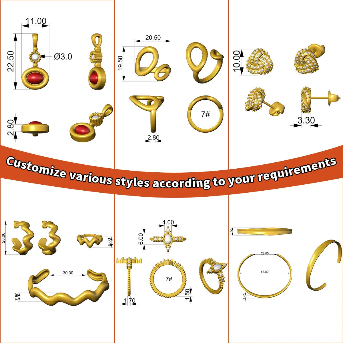 Custom 18K PVD Gold Plated Stainless Steel Necklace | MOQ 1