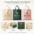 Custom CPE Shopping Bags with Logo | 500 MOQ Die-Cut Handles Retail