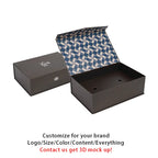 Custom Rigid Gift Boxes with Logo | MOQ 500 | Magnetic Closure