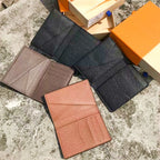 Custom Saffiano PU Leather Card Holder | RFID Blocking Business Wallet