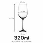 Vintage Crystal Wine Glasses: 500 MOQ, 14-Day Lead, LFGB Certified | Custom 500-1000ml Goblets