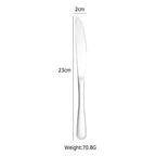410 Stainless Steel Flatware Set | Mirror Polish | 50 MOQ | Modern Style