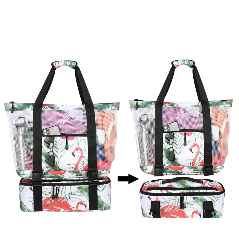 Custom 2-in-1 Beach & Cooler Bag | Bulk MOQ 100