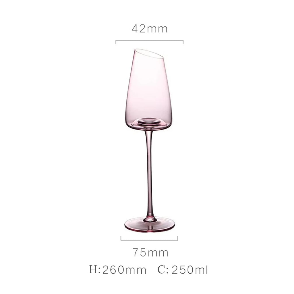 Pink Champagne Glasses | Flamingo Style Wine Goblets