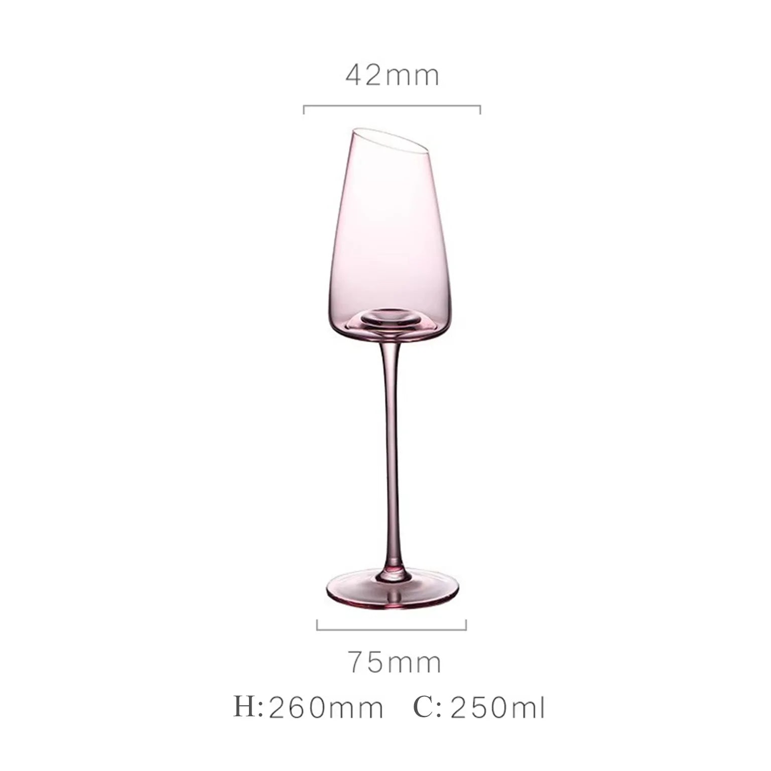 Pink Champagne Glasses | Flamingo Style Wine Goblets