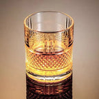 Custom Carved Diamond Whiskey Glasses | 300ml | OEM Service