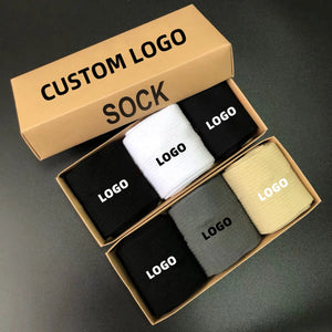 Custom Cotton-Bamboo Socks with Logo | MOQ 100 | 40-Day Lead Time