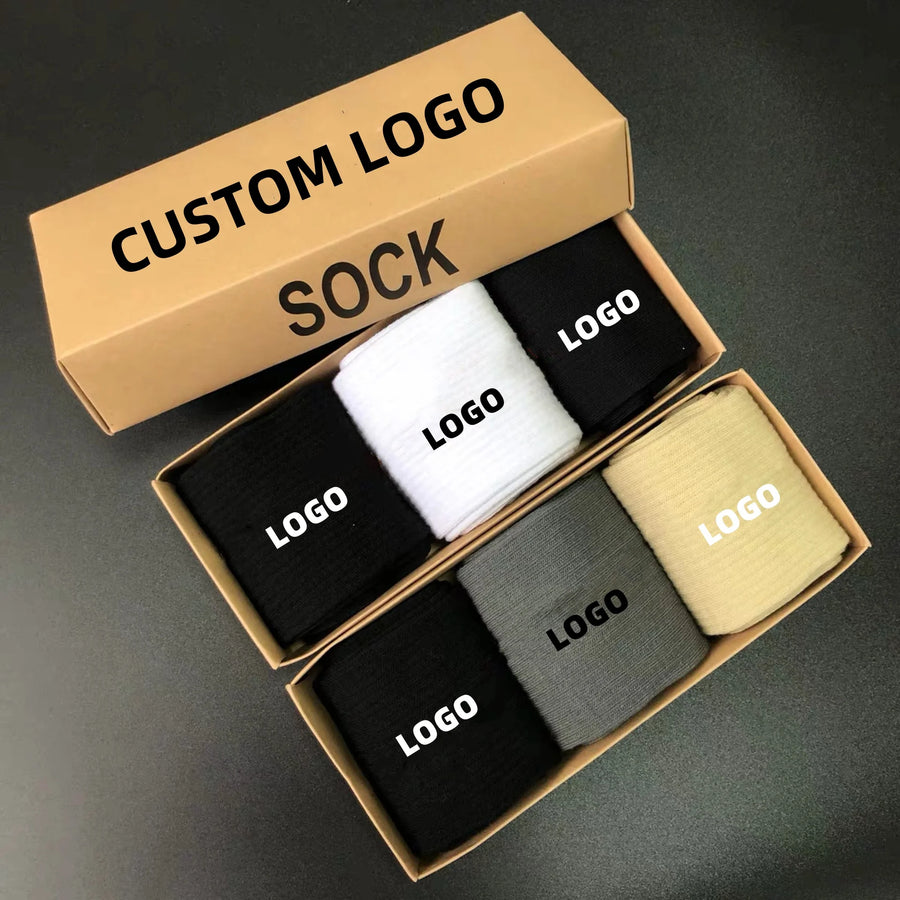 Custom Cotton-Bamboo Socks with Logo | MOQ 100 | 40-Day Lead Time