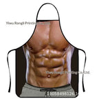 Waterproof Polyester Apron | 3D Printed Cartoon Barbecue Apron