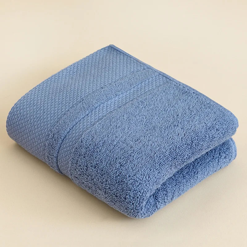 100% Pure Cotton Extra-Thick Face Towel | 120g | OEM Logo | 1 MOQ | Hotel Spa