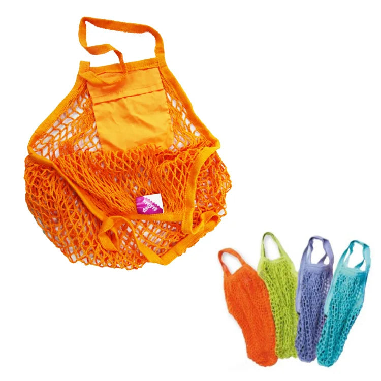 Custom Cotton Mesh Tote Bag with Logo | Bulk 500 Pcs