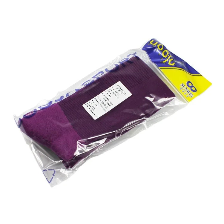 Custom Knee-High Sports Socks | Non-Slip Towel Bottom & Nylon/Cotton | 500-Piece MOQ | Team Sports