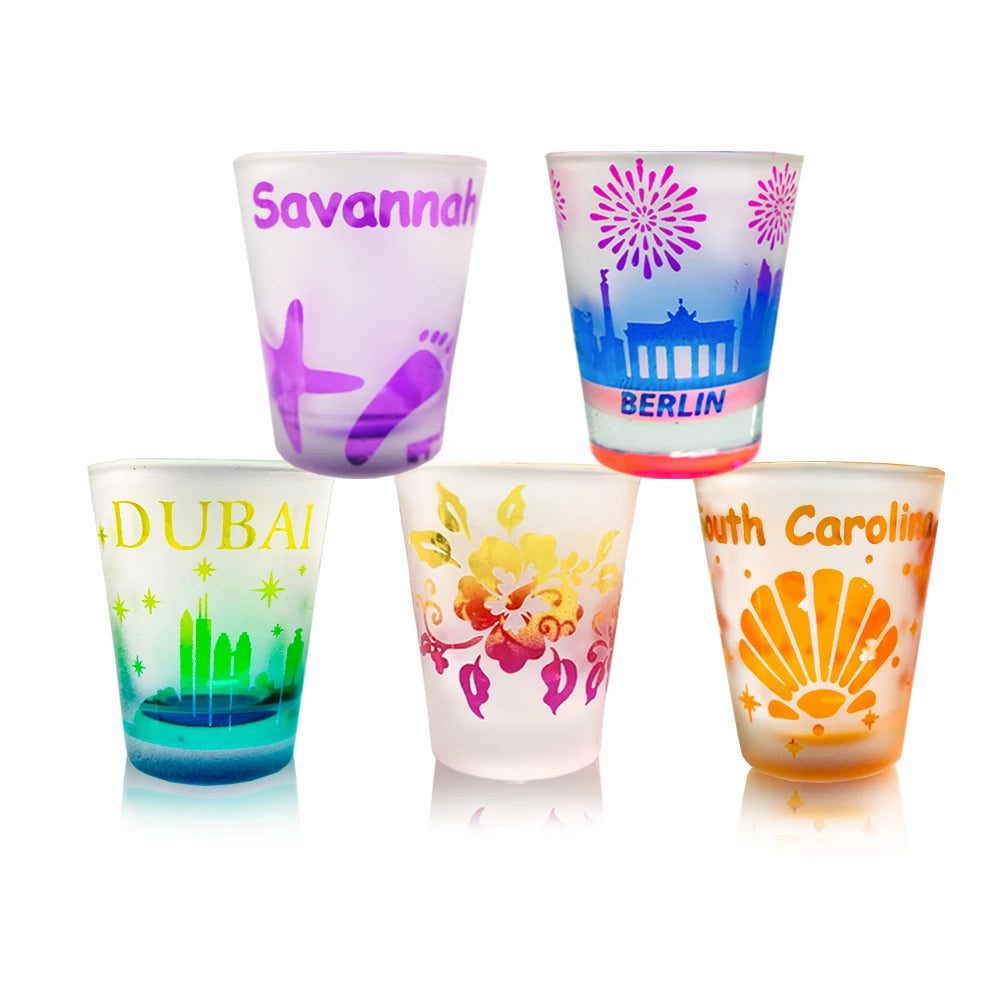 Custom Shot Glasses 50ml with Logo | Sublimation Printing | Bulk Corporate Gifts