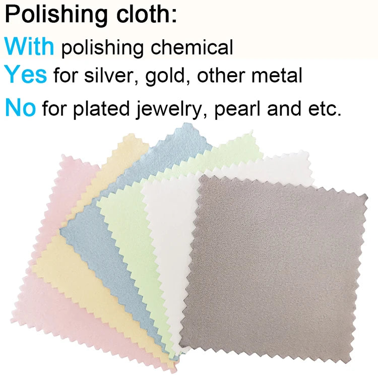 Custom Microfiber Jewelry Polishing Cloths | MOQ 100 | 10-Day Lead Time