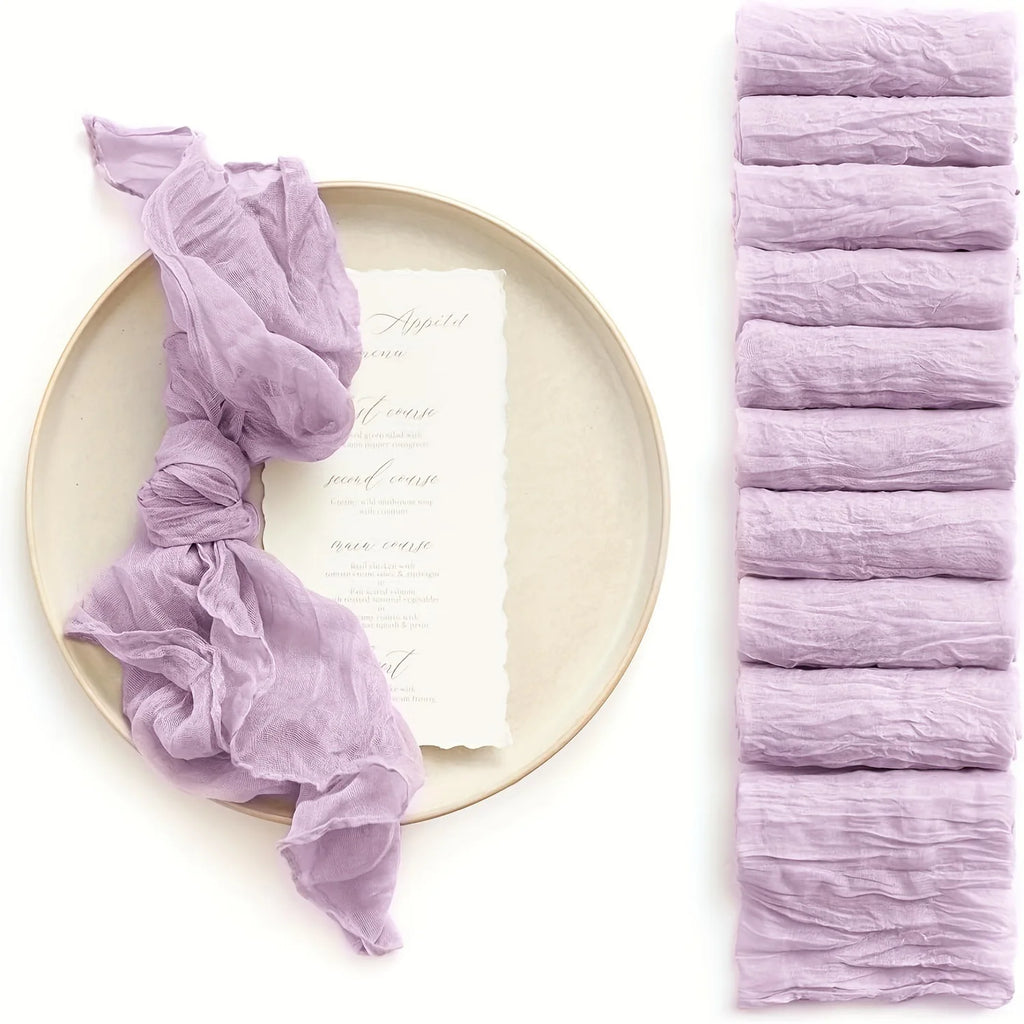 Cheesecloth Table Runners | OEKO-TEX | MOQ 1 | Luxury