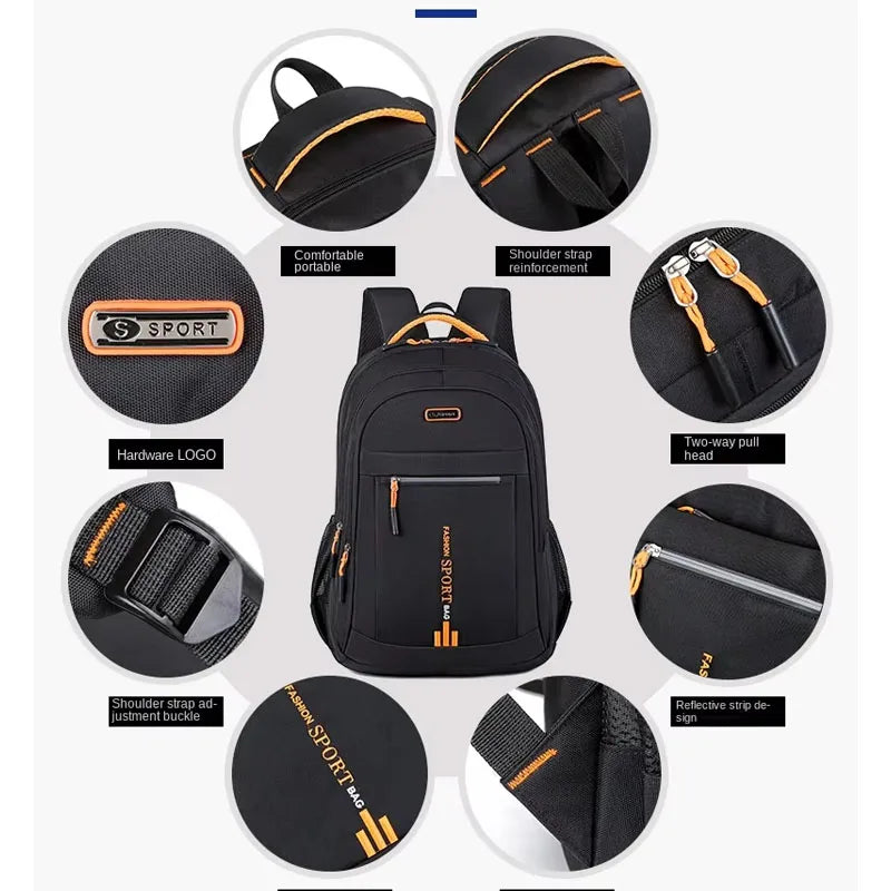 Custom Oxford Laptop Backpack with Logo | MOQ 100 pcs