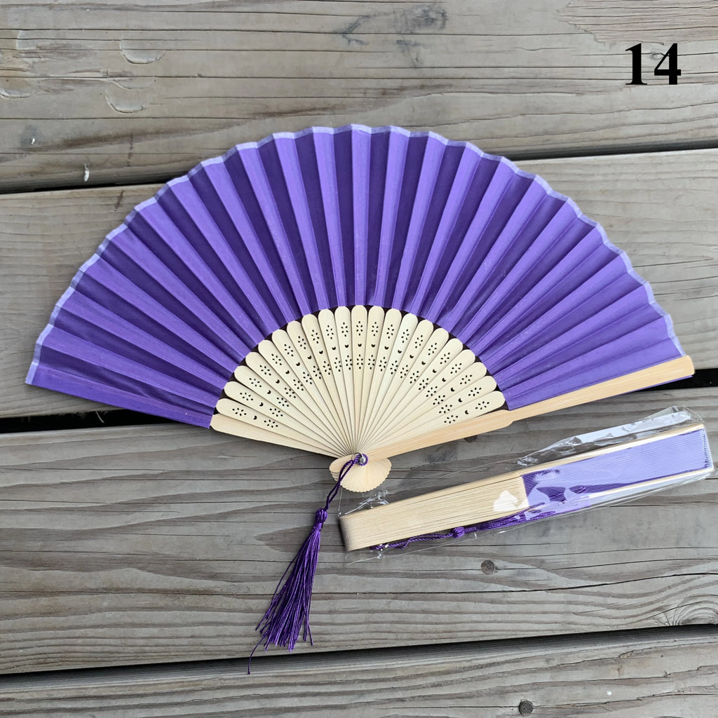 Custom Bamboo Hand Fans with Logo – 100 MOQ, 7-Day Lead