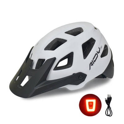 Custom MTB Bike Helmet with Rear Light & Logo | MOQ 1 pc