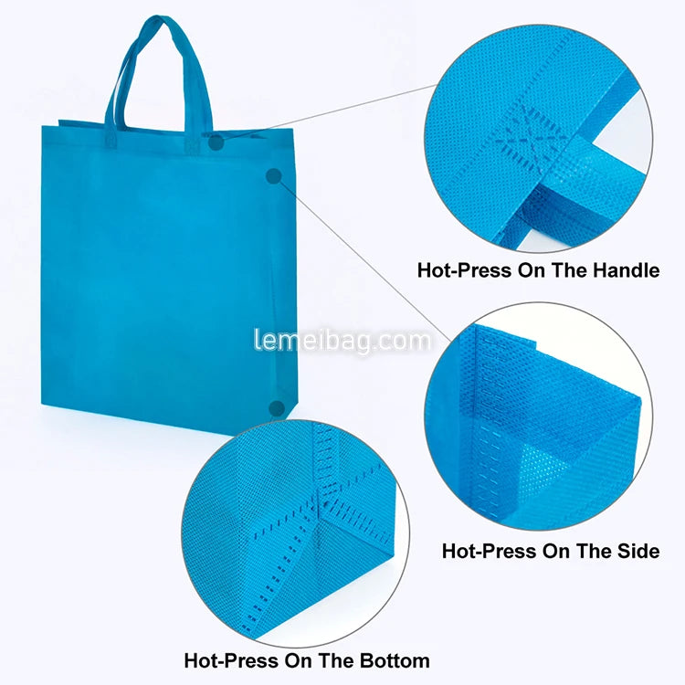 Custom Non-Woven Tote Bags with Logo | 500 MOQ BSCI Certified Wholesale