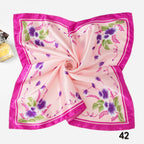 Personalized Silk Satin Scarves | 2-Piece MOQ & 3-7 Day Lead Time | 46 Colors | OEM Manufacture