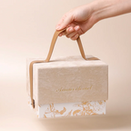 Custom Gift Boxes with Handle | Bulk MOQ 100 pcs