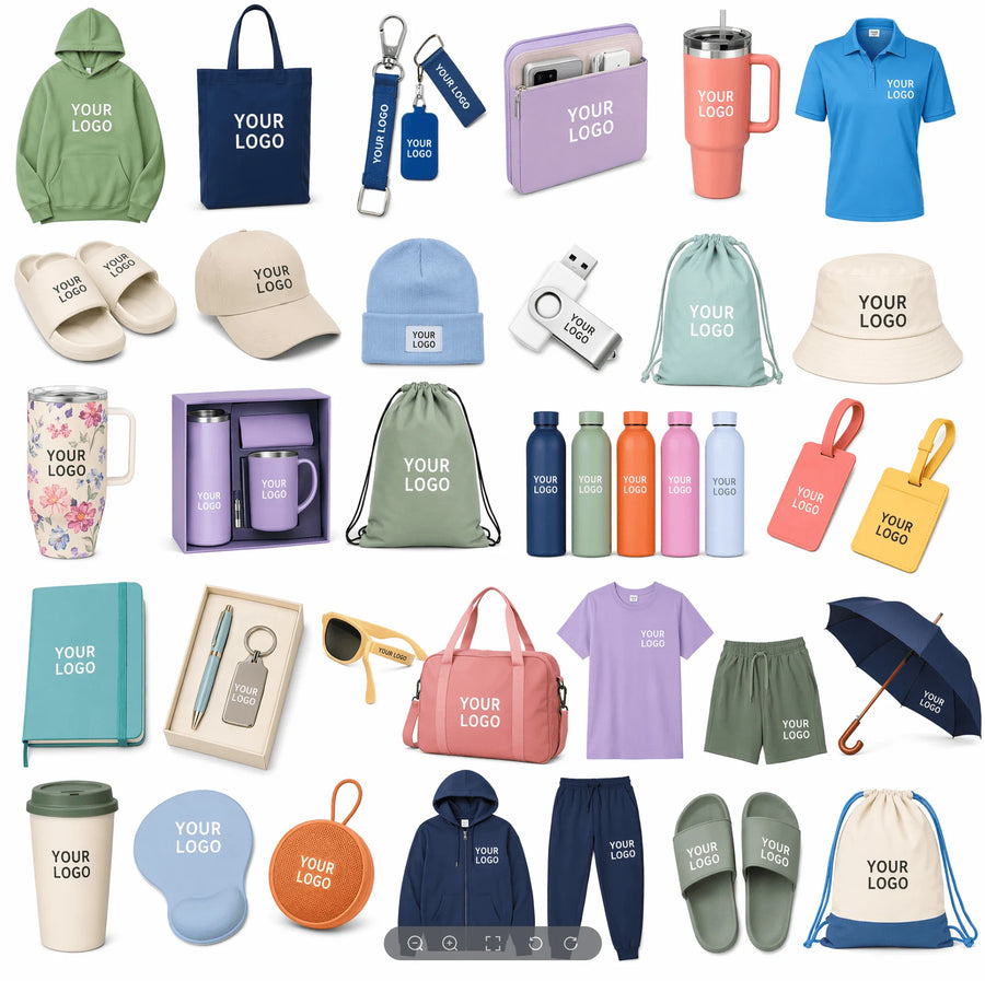 Custom Promotional Gift Set | 10pc MOQ | Multiple Printing Options | Bulk