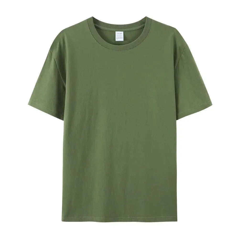 Men’s Oversized Cotton T-Shirts (180 GSM, Custom Logo Ready)