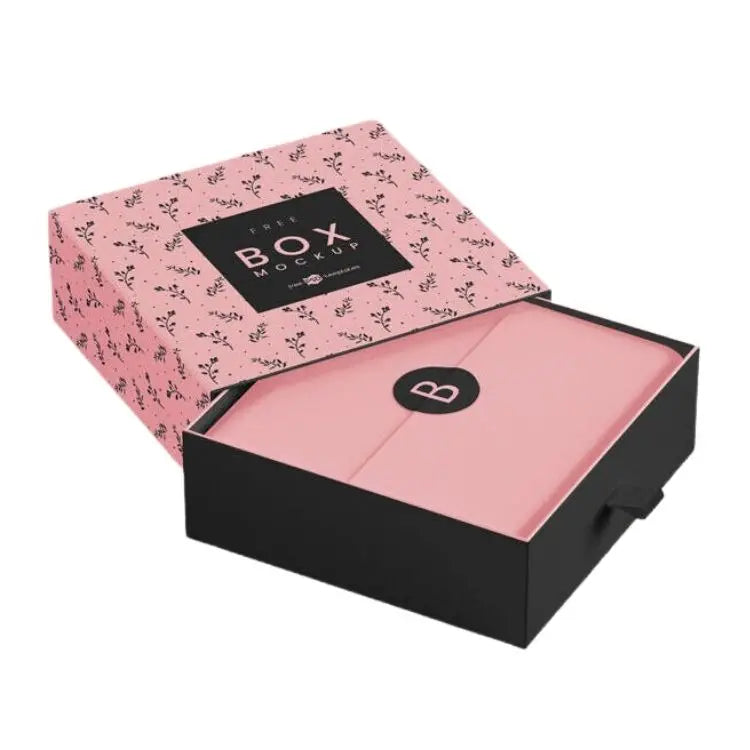 Eco Friendly Black Cookie Box with Logo | MOQ 500