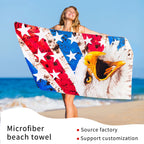 Custom Microfiber Beach Towels: 50 MOQ, 7-Day Lead, Quick-Dry | Sand-Free Personalized Towels