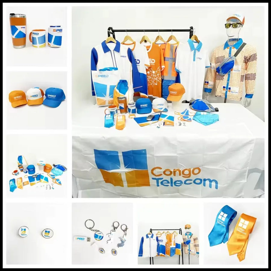 Custom Merchandise Bundle with Logo for Business Campaigns and Group Activities