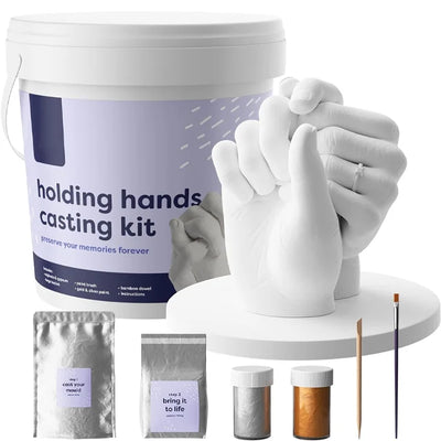 Custom Hand Casting Kit | Keepsake Couples Mold Kit | EN 71 Certified Craft Supplies