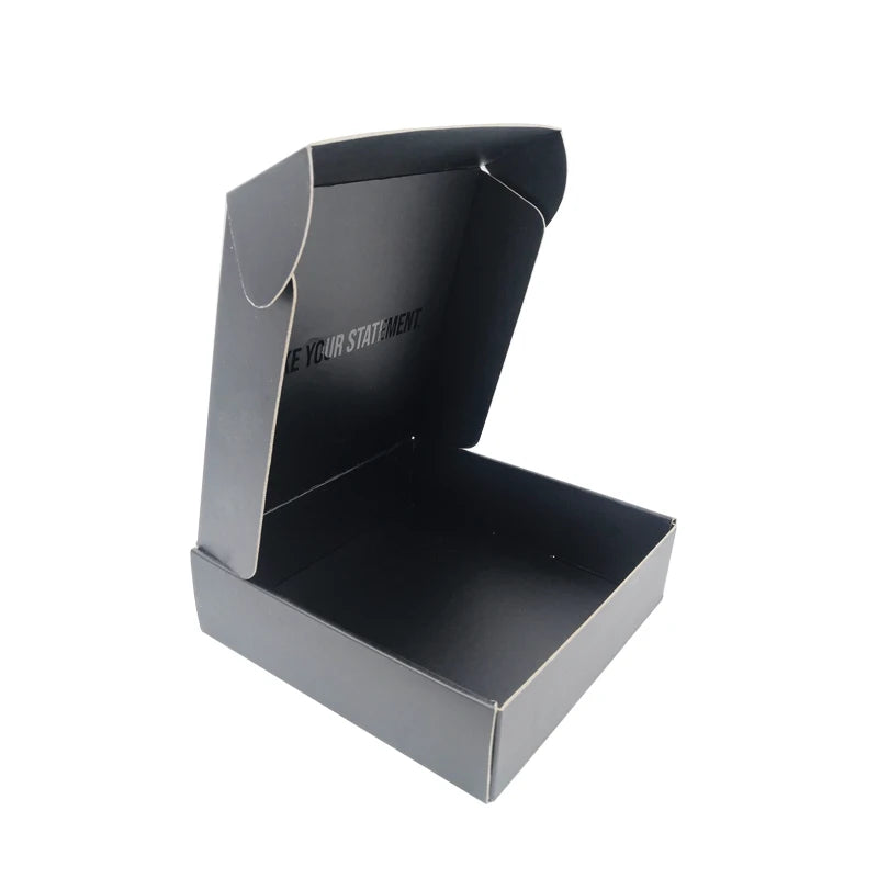 Custom Corrugated Clothing Box | Black | 500 MOQ | 10-Day Lead