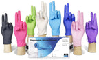 Food Grade Black Nitrile Disposable Gloves | 100 Boxes MOQ | Waterproof Oil Resistant Kitchen Gloves