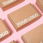 Custom Corrugated Packaging Box with Logo | 500 MOQ, Offset Print, 7 Finishing Options