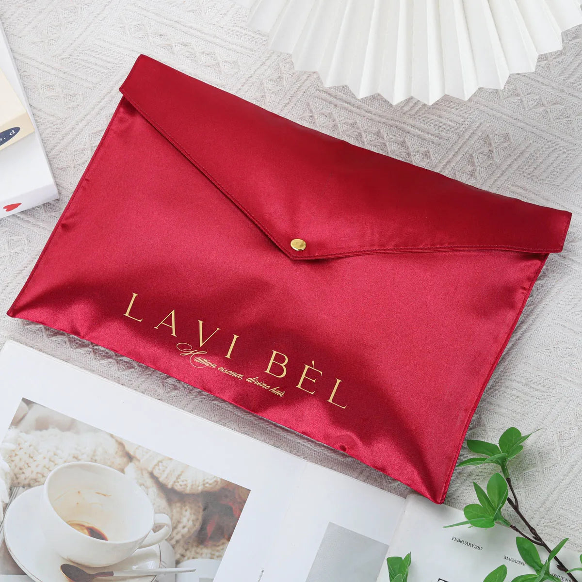 Custom Satin Drawstring Bags with Logo — 120-250 GSM for Cosmetic & Gift Packaging